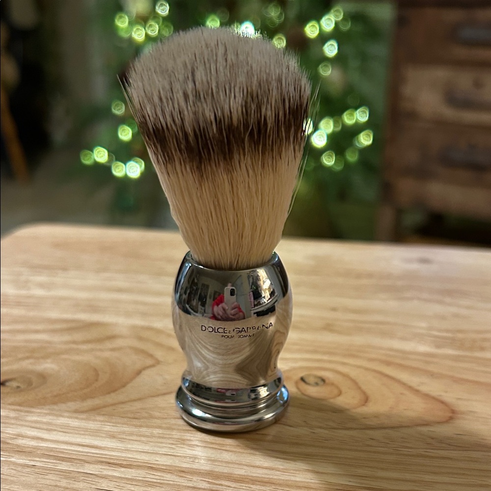 Dolce & Gabbana Polished Silver Shaving Brush